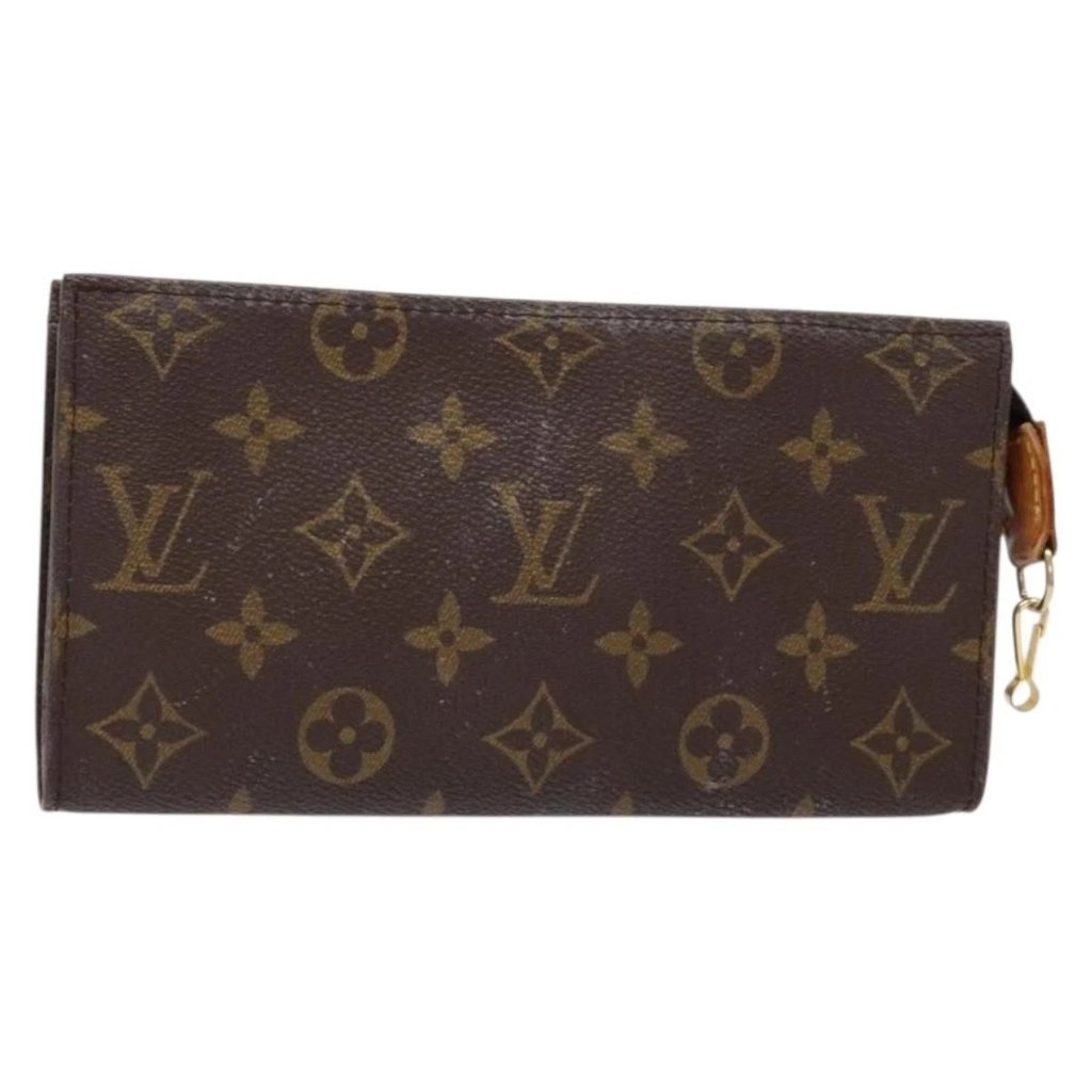 Louis Vuitton Monogram Bucket Gm Accessory Pouch Lv Auth Sw1448
